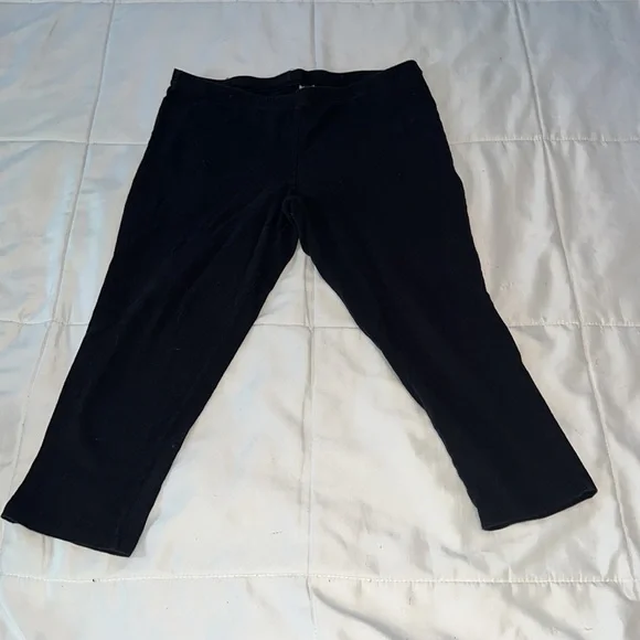 🖤New York & Co black cropped leggings. Size L🖤 - Picture 1 of 7